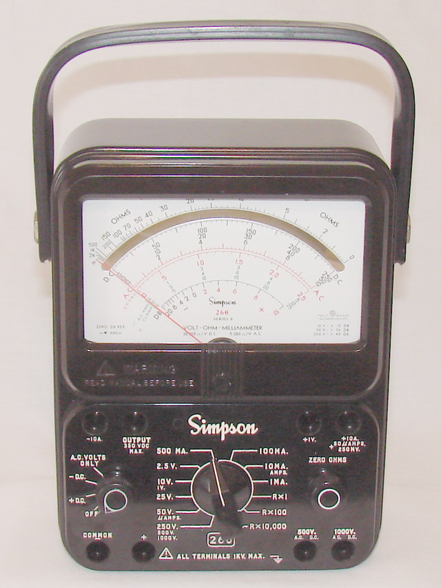 Amp Volt Ohm Meter Model 8 Mark III From The 1960s