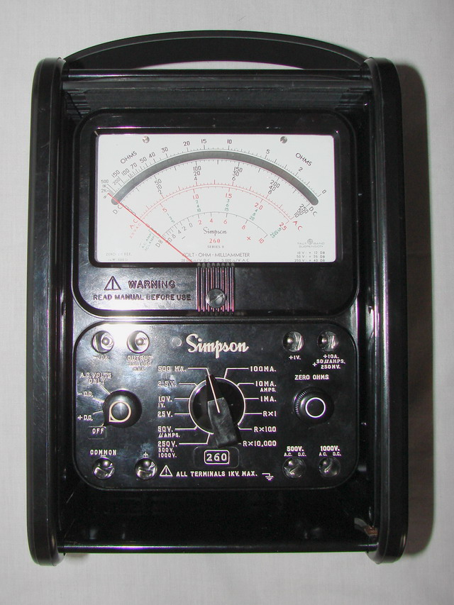 Amp Volt Ohm Meter Model 8 Mark III From The 1960s