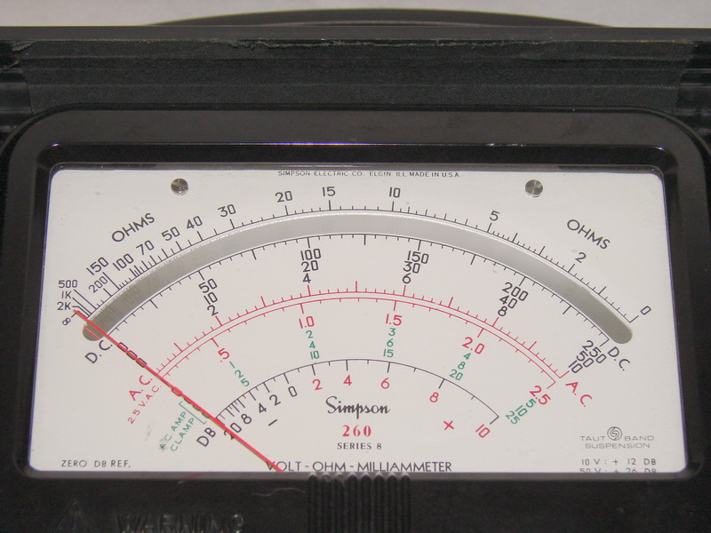 Amp Volt Ohm Meter Model 8 Mark III From The 1960s